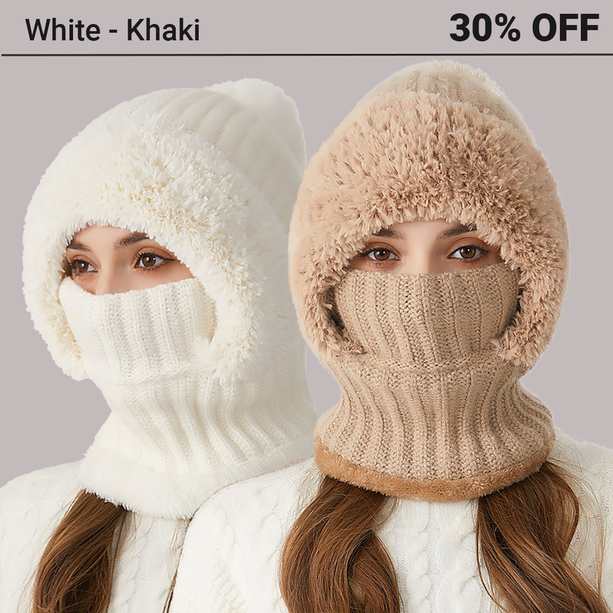 Women's Knitted Hat In Autumn And Winter